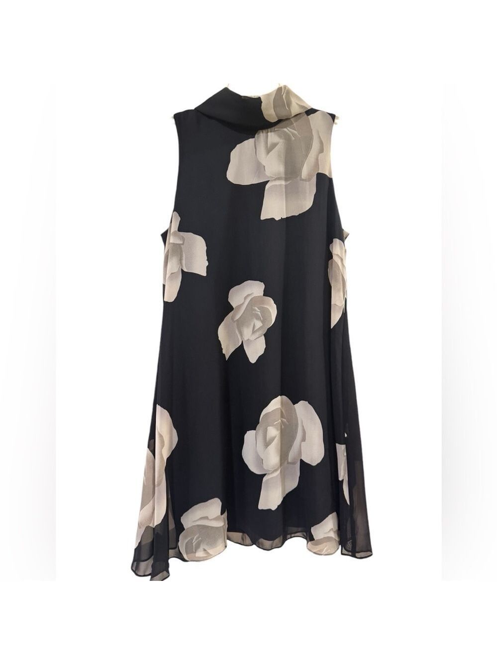Perceptions NY Floral Sleeveless Zip Up Dress Size 10 - Picture 3 of 7